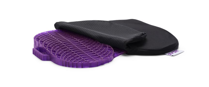 purple seat cushion motorcycle