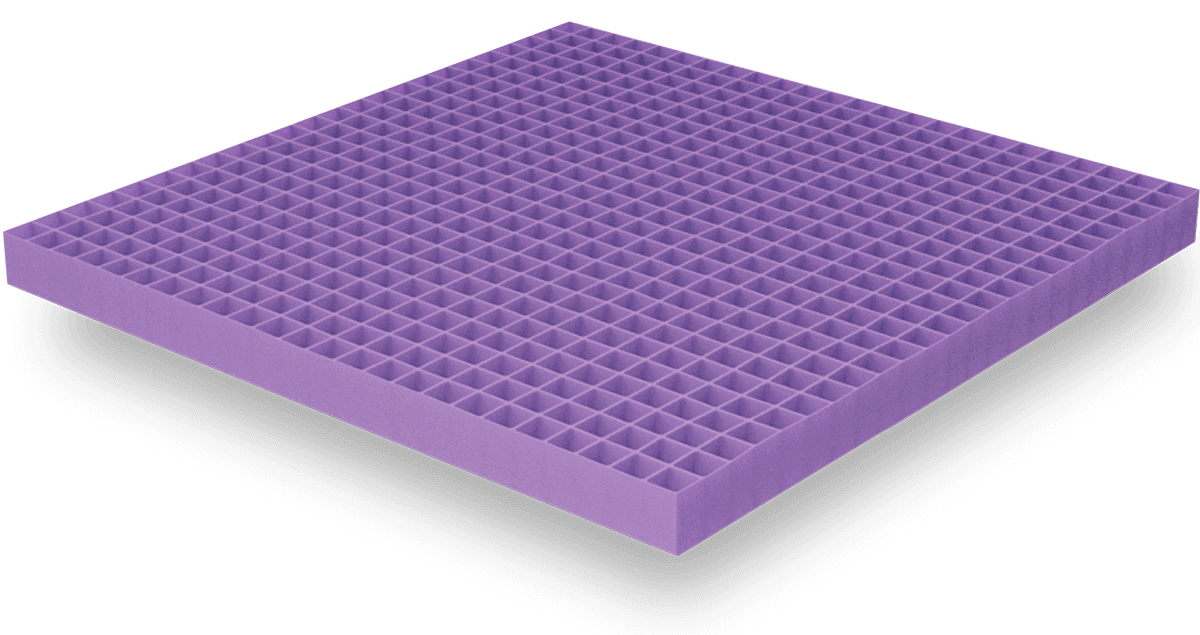 is a purple mattress memory foam